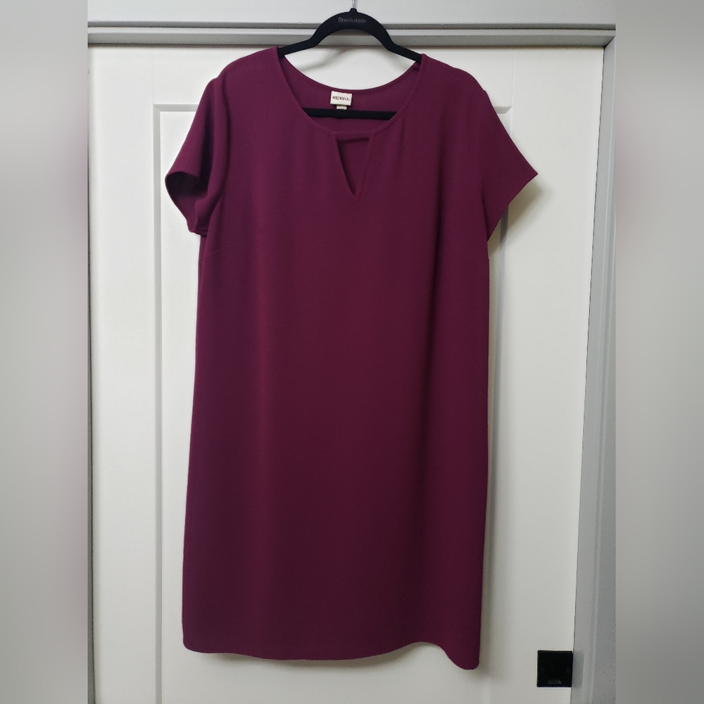 Cranberry Shift Dress